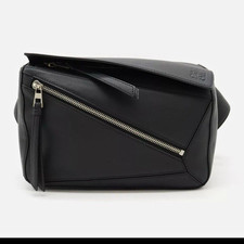 Loewe Black Mini Puzzle Crossbody Bum-Bag - E...