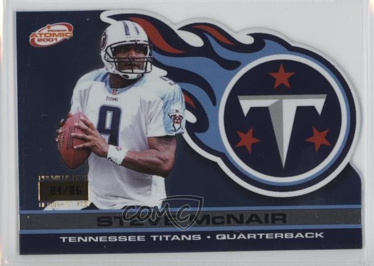 2001 Pacific Prism Atomic Premiere Date 84/86 Steve McNair #144 k1n