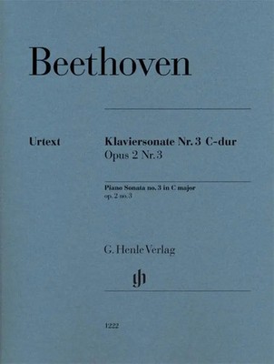 Piano Sonata no. 3 C major op. 2 no. 3 Instrumentation: Piano solo Taschenbuch