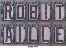 2010-11 SP Game Used Letter Makks Auto Patch Full Set Luc Robitaille /50 #LM-LR