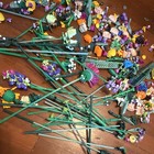 LEGO Flower Bouquet Bulk Lot Mixed Parts Flowers Plants Stems Multicolor — photo 4