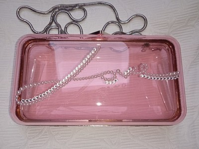 Giambattista Valli x HM Designer Tasche Clutch NEU OVP pink rosa Perlen Straß
