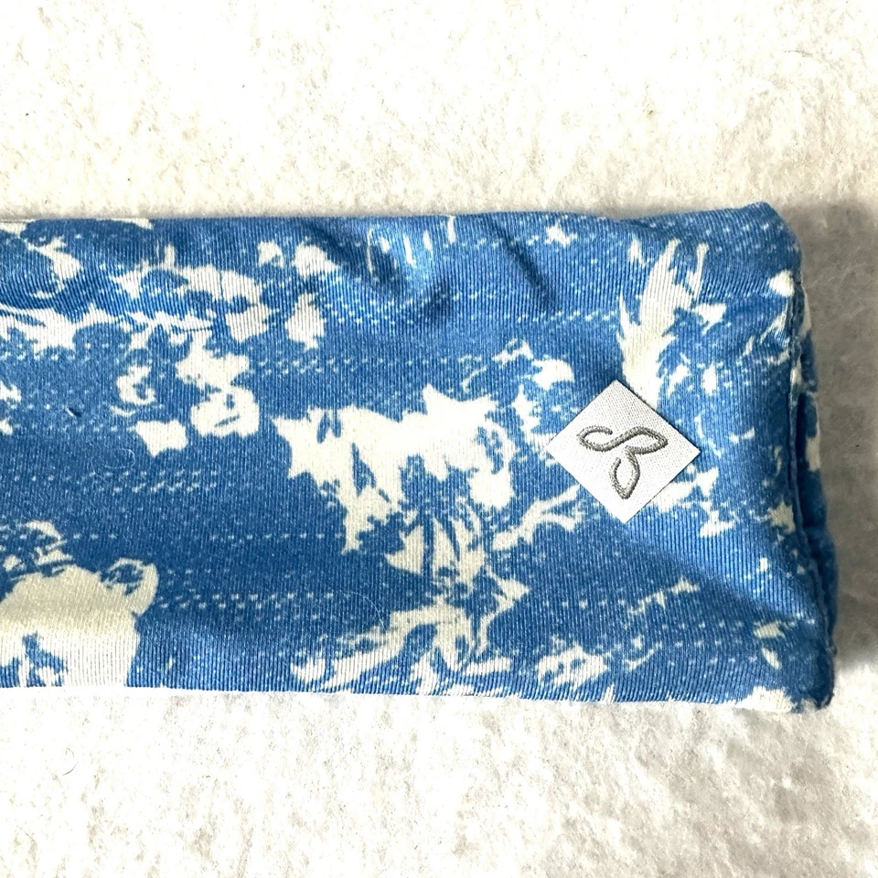 Prana 头带 花卉 OS 蓝色 白色 — 第 2/4 张图片