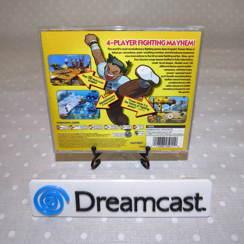 Power Stone 2 Sega Dreamcast NTSC US - OVP, getestet & sehr guter Zustand - Bild 4 von 4