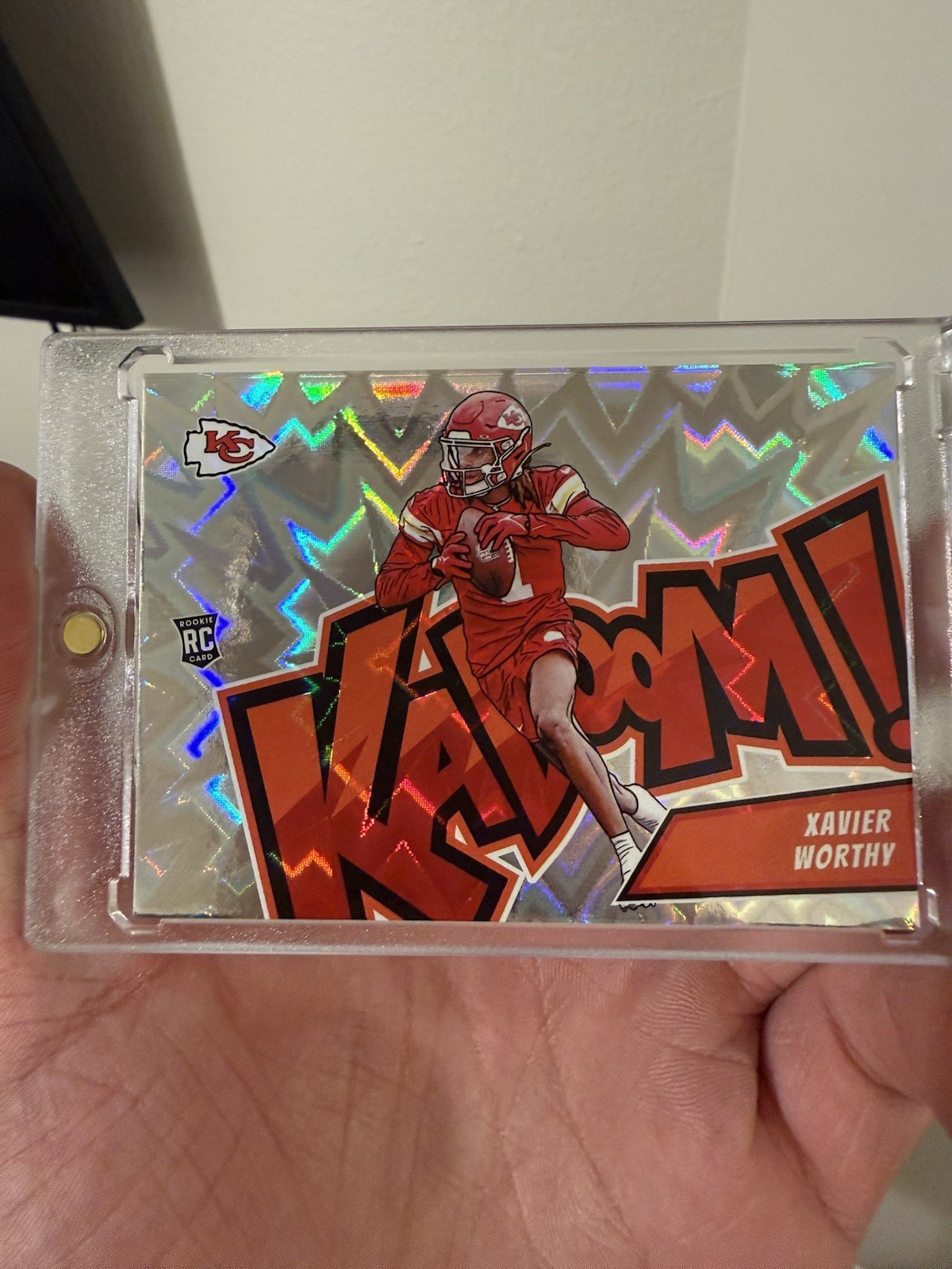 Xavier Worthy 2024 Absolute #12 Kaboom! (Horizontal) Price Guide