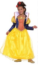 Snow White Disney Princess Halloween Deluxe Child Costume Sz S 4/6 Fast Shipping
