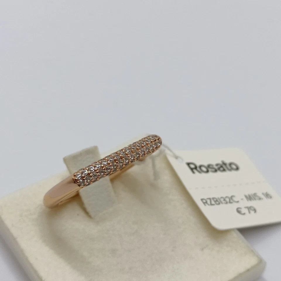 ROSATO GIOIELLI BIANCA ANELLO DA DONNA IN ARGENTO 925 E ZIRCONI RZBI32C - Immagine 4 di 4