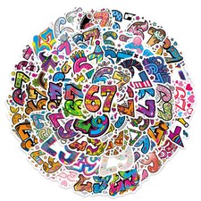 Stickers Graffiti 67 Lot 10/50 Autocollants Waterproof Aesthetic DIY