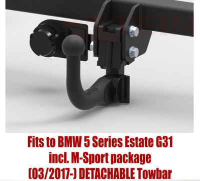Abnehmbare Zug Stange Für BMW 5 G31 Kombi (2017 & 13 Stecker Bypass- Relais Set