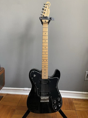 Squier Vintage Modified Telecaster Custom Guitar Black P90s Duncan Designed