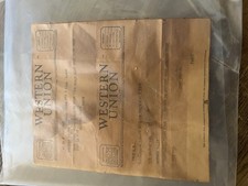 Very Rare Western Union Telegrams From MaHatma GANDI And King George Dated  1948