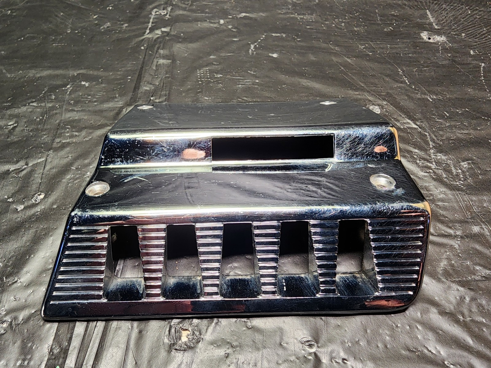 Mopar 1960-1962 Chrysler 300F 300G 300H Heat Push Button Chrome Bezel OEM