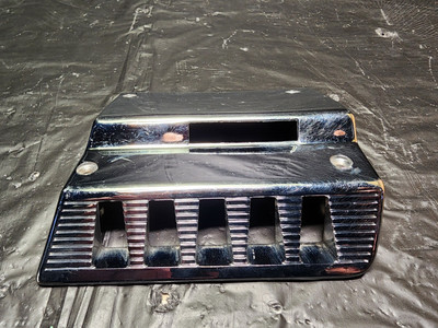 Mopar 1960 1961 1962 Chrysler 300F 300G 300H Push Button Heat Chrome Bezel OEM 