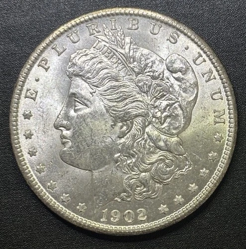 1902-O Morgan Dollar US $1 Coin 90% Silver Gem BU Gorgeous