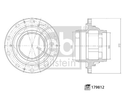 FEBI BILSTEIN 179812 Radnabe für IVECO