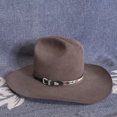 STETSON ウィペット グレー ビーバーJP 7 4/1 Vintage Stetson Cowboys Hat 4 X Beaver Size 7 1/8 57 John B