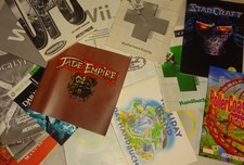 Auswahl HANDBÜCHER / ANLEITUNGEN zu älteren Videospielen o. Ä. GUTER ZUSTAND