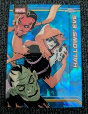 2026 Topps Marvel Chrome Sapphire Base Card Hallows' Eve #122
