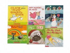 11 Lot 6 Children's Books Including Pete the Cat Instant Library