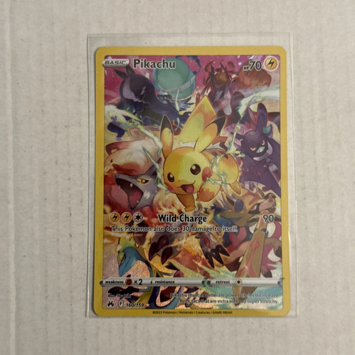 Pikachu 160/159 Crown Zenith for sale | eBay