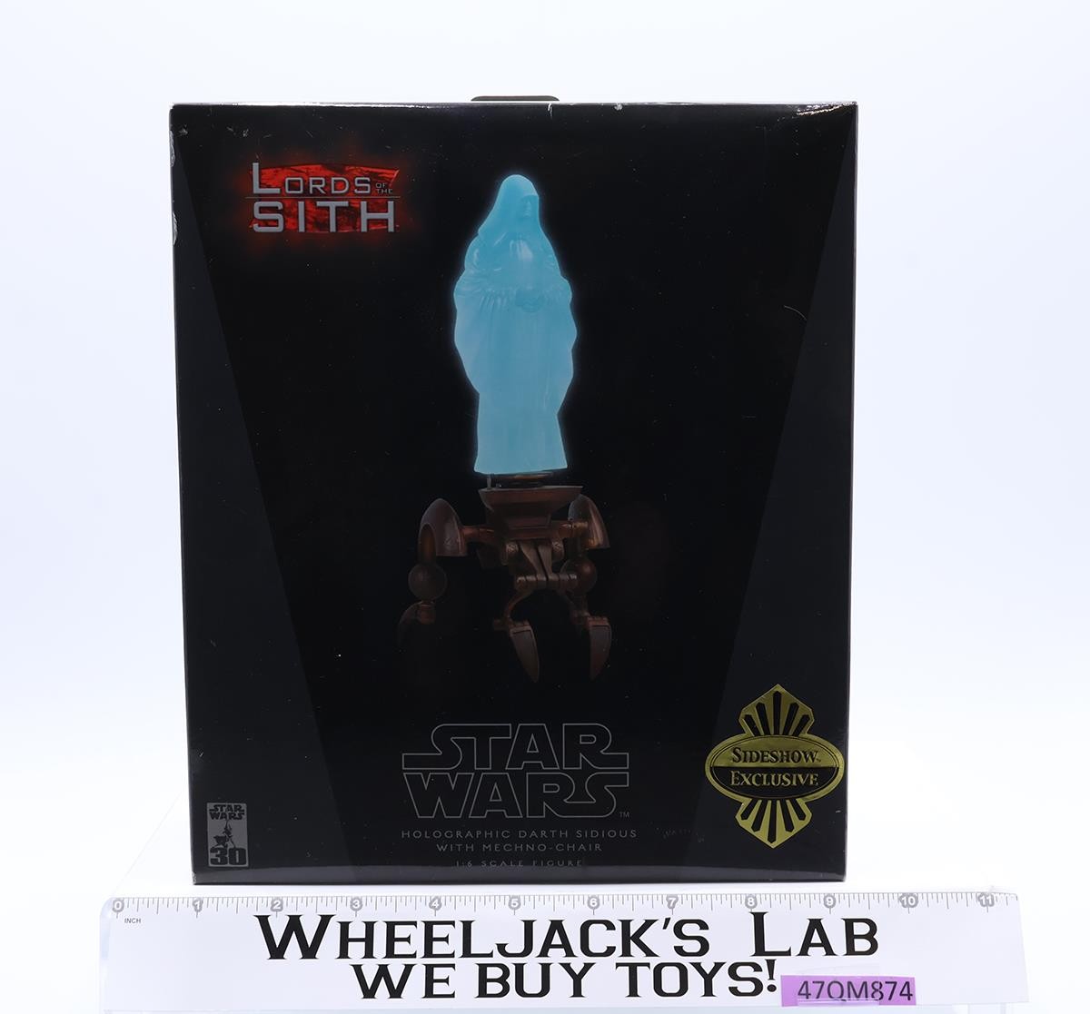 Holographic Darth Sidious W/ Mechno-Chair Star Wars Lords of the