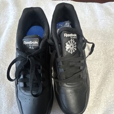 Reebok Classic Black Lace Up Low Top Sneakers Casual Athletic Shoes