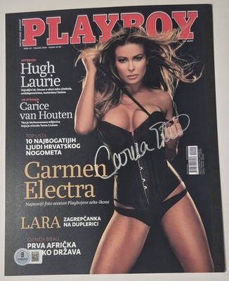 Carmen Electra signiert Autogramm 20x25 zertifiziert COA Beckett