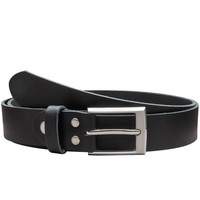 LedergüRtel 3Cm Breit Schwarz Echt Leder Vascavi Modell Made In Germany