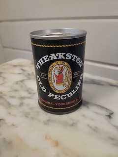 The Akston Old Peculier beer can. U.K. 275ml. Straight Steel ID: BC 4