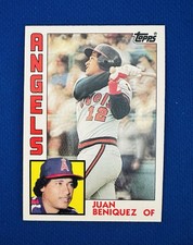 1984 TOPPS #53 JUAN BENIQUEZ CALIFORNIA ANGELS NM-MT or BETTER 1977 GOLD GLOVE