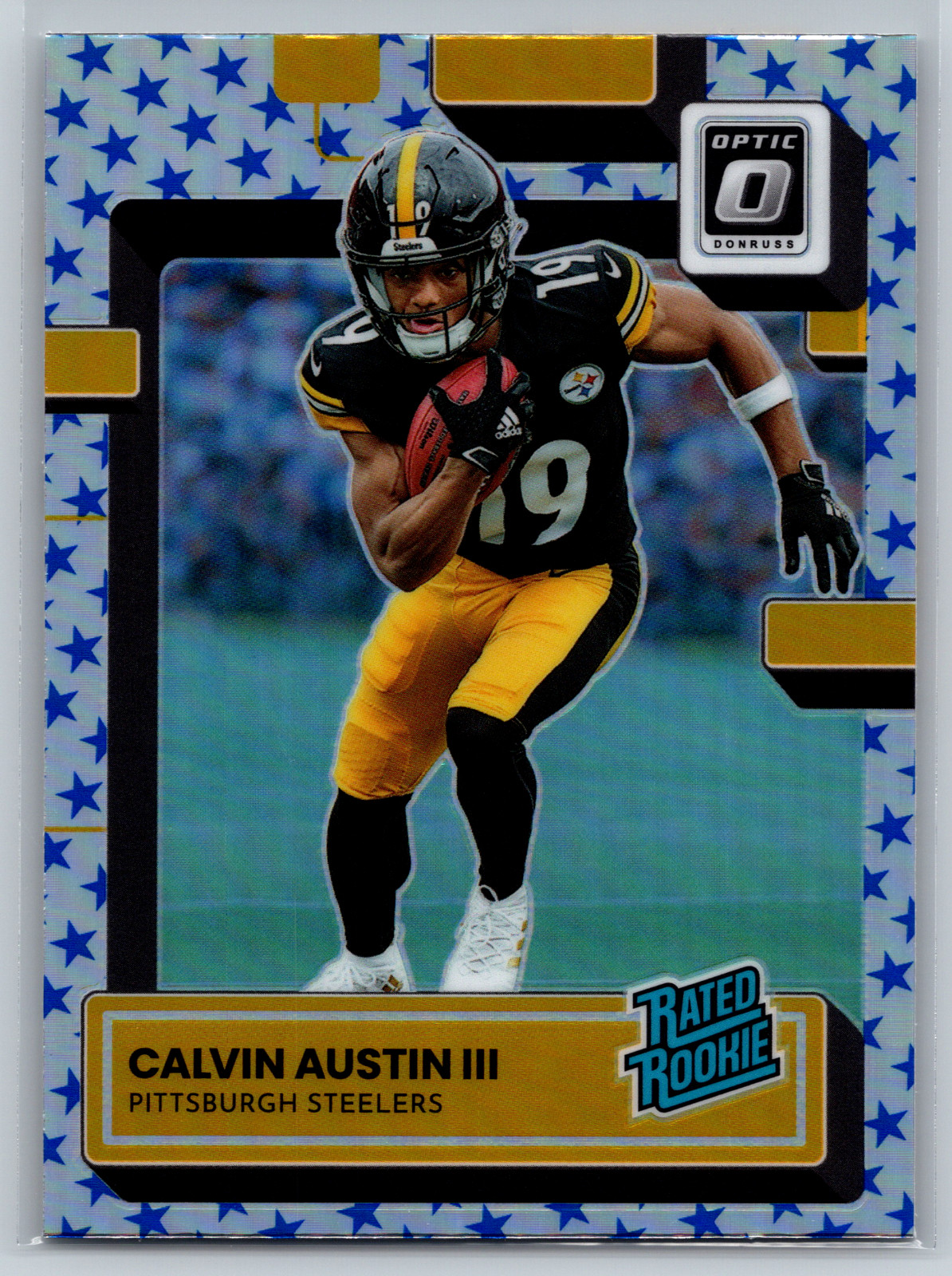 Calvin Austin II 2022 Panini Donruss Optic Stars Prizm Rated Rookie #236