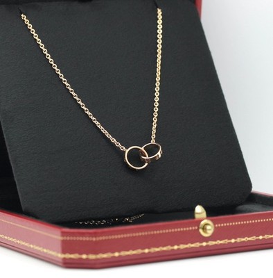Cartier Love Halskette in 18KT Rosegold mit Cartier Box