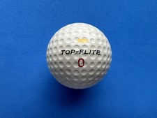 VINTAGE 1970s SPALDING TOP - FLITE SIGNATURE "A" PRODUCTION STAMP 0 GOLF BALL