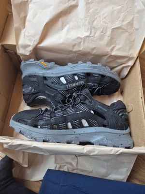 Merrell Speed Fusion Stretch UK8 Vibram Sneaker Sportschuhe Walk Sandalen schwarz