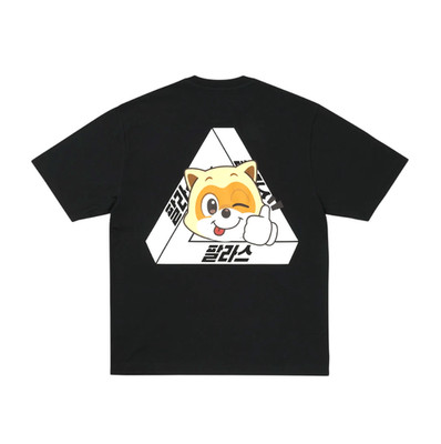 Palace Seoul 3 Lotte Tri-Ferg T-Shirt Black Lotty - 26FW
