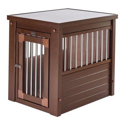 ECOFLEX InnPlace Dog Crate & End Table, Indoor Furniture Style Pet Kennel for...