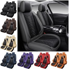 For Toyota 4runner Faux Leather Seat Covers Front Rear 5-seat Full Set Protector For Toyota 4runner Faux Leather Seat Covers Front Rear 5-seat Full Set Protector
