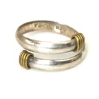Vintage Ring MARKED TAXCO MEXICO 925 STERLING SILVER Size 8.5 Band Jewelry lot y