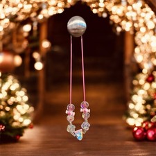 Hello Kitty Necklace W/pink Cord Lobster Closure