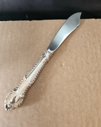 GORHAM 925 Sterling Silver English Gadroon Butter Spreader Knife No Mono 1 oz