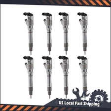 8PCS Fuel Injector 0445120082 Fit Chevy Fit GMC Duramax Hummer 6.6L 2006-2007 T1