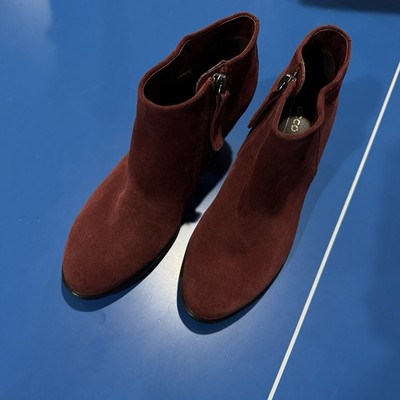 NEW！Ecco Ankle Booties - Burgundy - Size 36（us5.5）