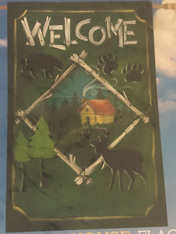 Chesapeake Bay WELCOME Garden Greetings DELUXE HOUSE FLAG 28 x 40 Wildlife Elk