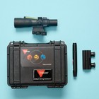 TRIJICON 3x30 ACOG Scope TA33 8 with LARUE TACTICAL QD Mount and case AMBER