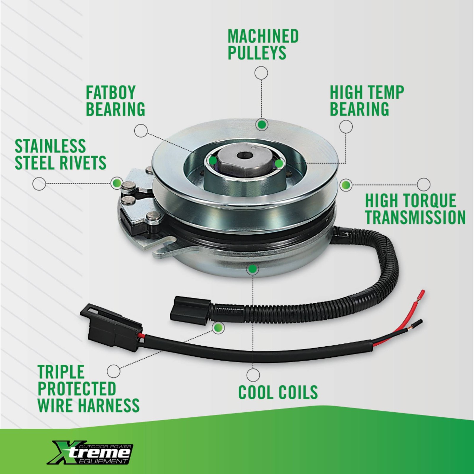 PTO Blade Clutch For PN 1686882SM Electric - Free Upgraded Bearings