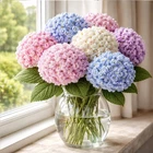 DK Knitting Pattern Only Hydrangea Flowers Bouquet Realistic Knit Gift UK DIY