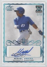 2020 Leaf Trinity Auto Platinum 2/50 Misael Urbina #A-MU1 Auto 0b2