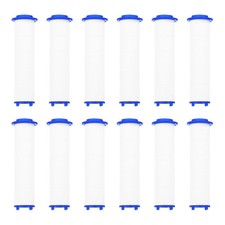 12 Pcs Shower Head Filter 3.3 Inch PP Cotton Filter Cartridge Replacement