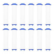 12 Pcs Shower Head Filter 3.3 Inch PP Cotton Filter Cartridge Replacement