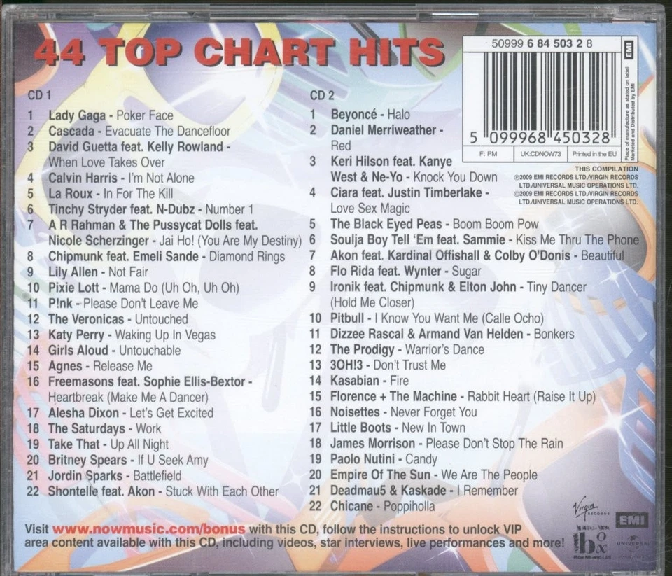 Various Artists Now That's What I Call Music 73 Doppel-CD UK Emi 2009 - Bild 2 von 4